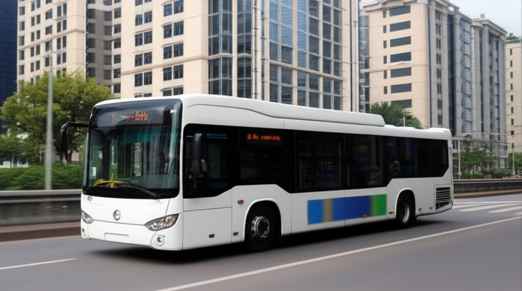 Ônibus urbano na cidade